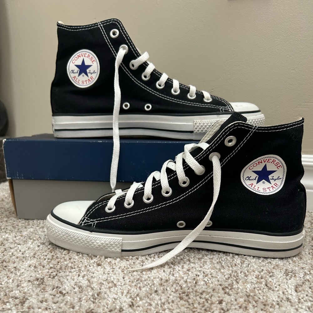 Converse Black and White High Tops